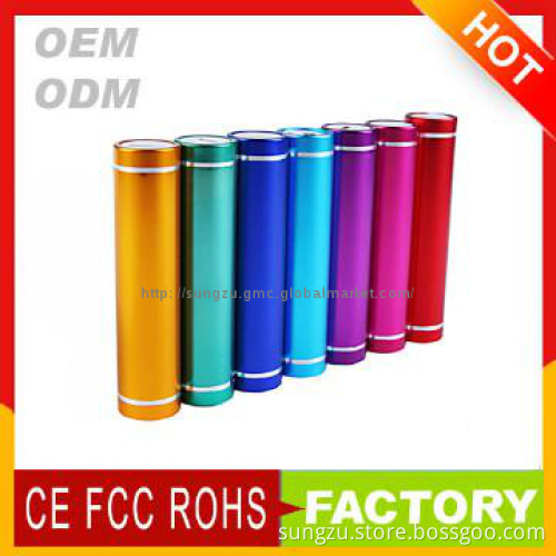 Colourful portable cheap mobile power bank charger